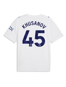 Muži Futbalové oblečenie Manchester City Abdukodir Khusanov #45 2026-27 Krátky Rukáv - Tretina Muži Futbalové oblečenie Manchester City Abdukodir Khusanov #45 2026-27 Krátky Rukáv - Tretina